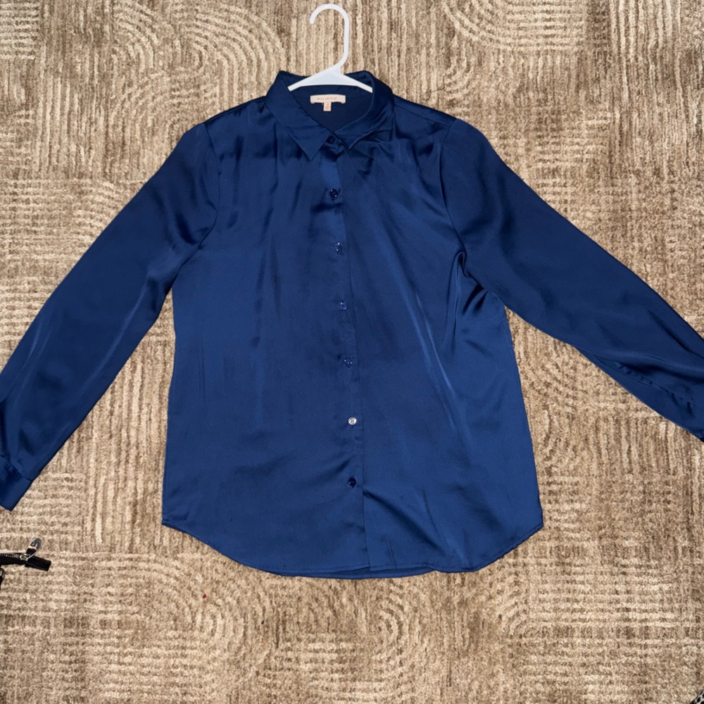 Elegant Blue Women's Top